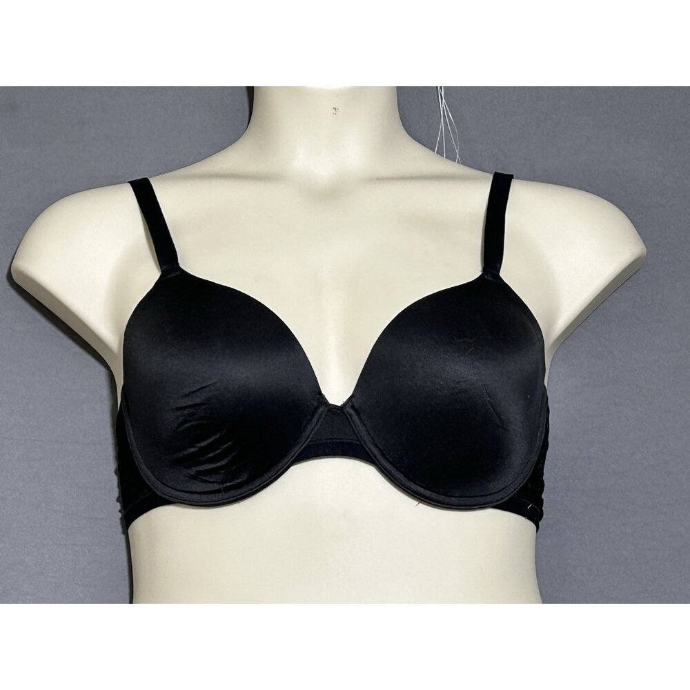 Natori Frame T Shirt Bra 36DD Black Lightly Lined Underwired